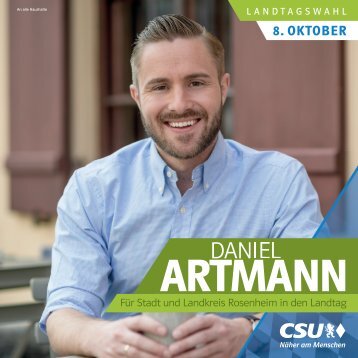 Daniel Artmann - Ihr Kandidat für den Landtag