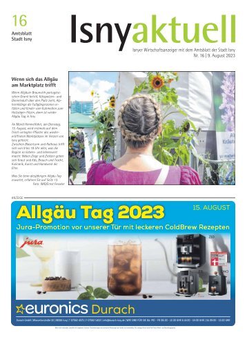 09.08.2023 Isny aktuell