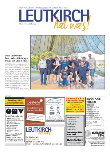 09.08.2023 Leutkirch hat was