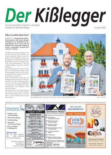 09.08.2023 Der Kißlegger