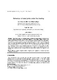 Behaviour of steel joints under fire loading - CMM