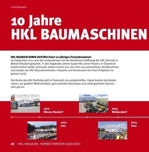 HKL MAGAZIN | Herbst / Winter | 2022/2023