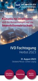 IVD Herbst-Fachtagung 2023 vom IVD Mitte-Ost für Immobilienexperten