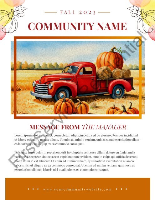Fall Newsletter 2023 FSR