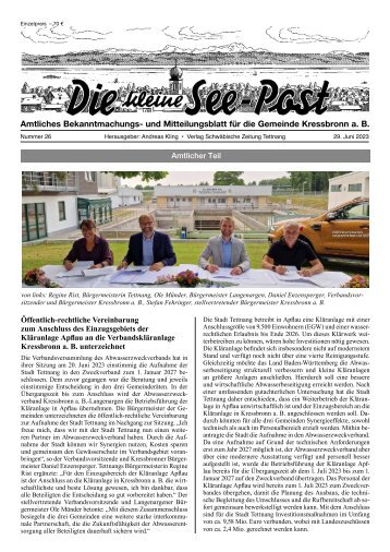 09.08.2023 Die kleine See-Post