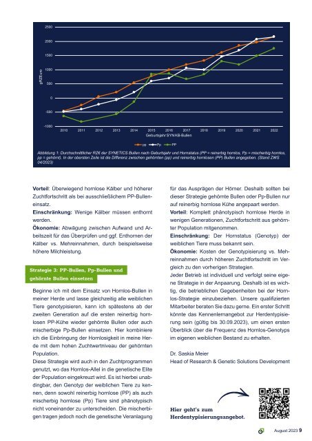 Magazin Rinderzucht August 2023 