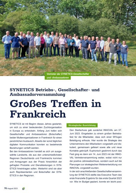 Magazin Rinderzucht August 2023 