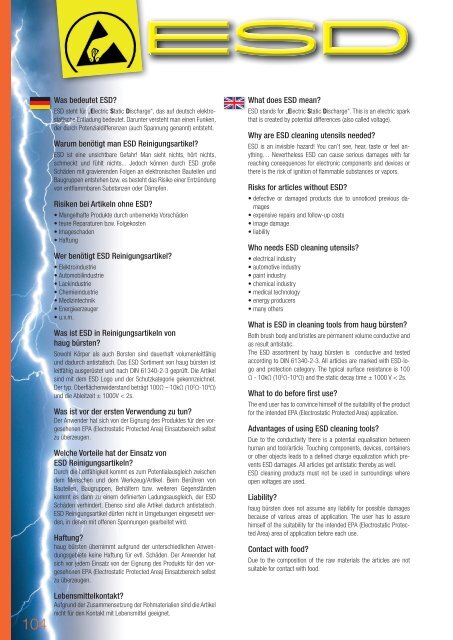 Haug Bürsten - Katalog 2023