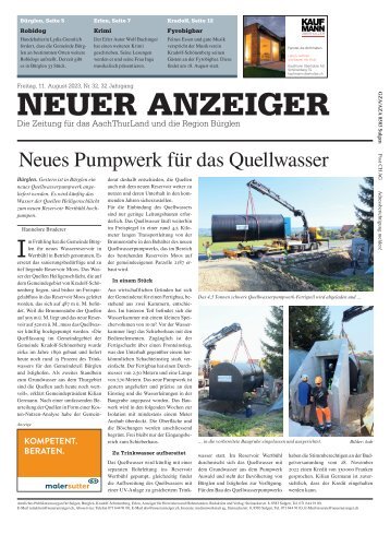 Neuer Anzeiger 11. August 2023