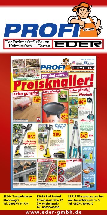 Das sind echte Preisknaller_Profimarkt Eder