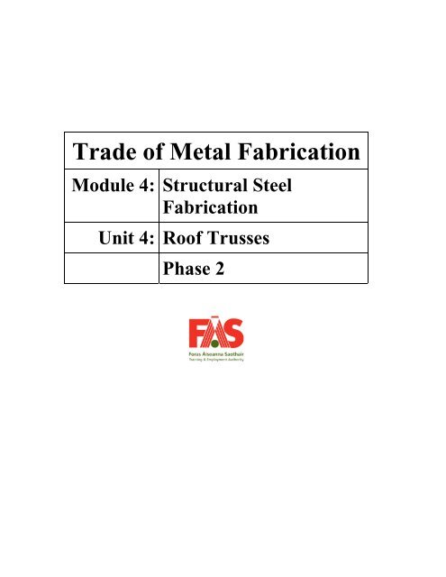 Trade of Metal Fabrication - eCollege