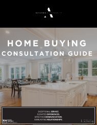 Home Buying Consultation Guide - Andrew Valianti