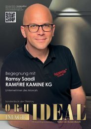 Ramsy Saadi • RAMFIRE KAMINE KG • Orhideal Oktober 2023