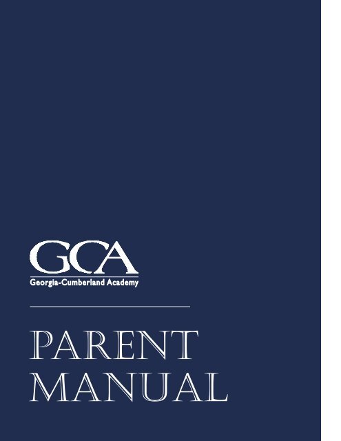 GCA Parent Manual
