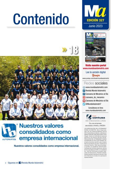 Mundo Automotriz La Revista No 327 Junio 2023