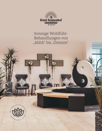 Beautybroschuere Hotel Sonnenhof