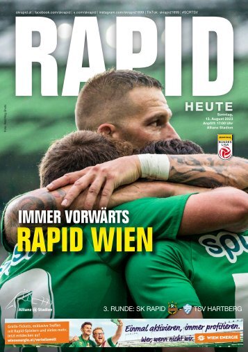 Rapid HEUTE: SK Rapid vs. TSV Hartberg