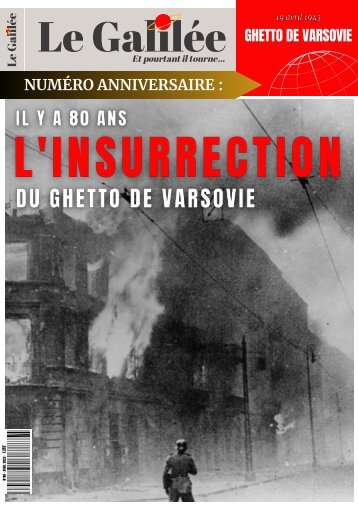 80ÈME ANNIVERSAIRE DE L’INSURRECTION DU GHETTO DE VARSOVIE