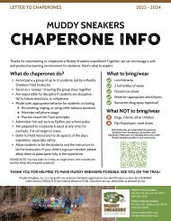 2023 - 2024 Chaperone Information