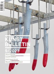 Kunstbulletin September 2023