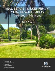 Vero Beach Mainland Real Estate Market Report July 2023