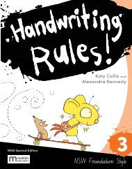 Handwriting Rules! 3 NSW 2e sample/look inside 