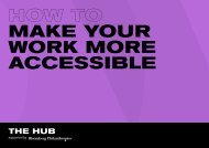 How to make your work more accessible