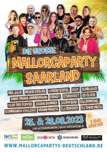 Die große Mallorcaparty Saarland