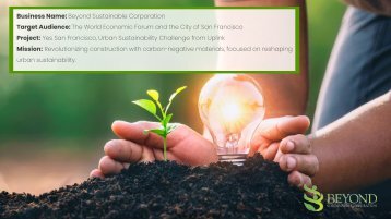 Yes San Francisco - Urban Sustainability Challenge  August 2023