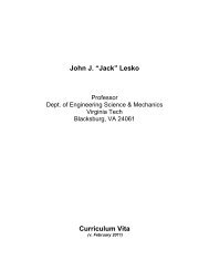 John J. “Jack” - College of Engineering - Virginia Tech