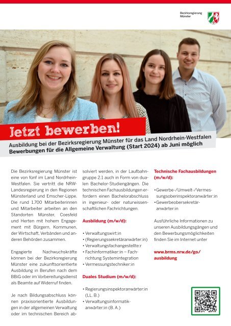 Azubi Basics Ausbildungs-Wissensmagazin 2023 Münsterland - Ausgabe 557