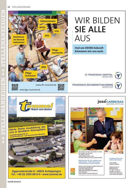 Azubi Basics Ausbildungs-Wissensmagazin 2023 Münsterland - Ausgabe 557