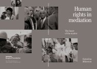 Human rights in mediation: The heart of the matter by Katarina Mansson 