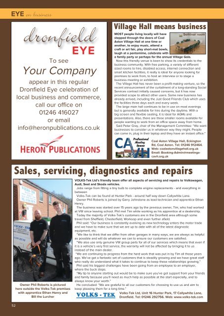 Dronfield Eye Issue 213 September 2023