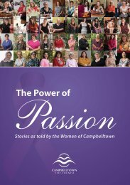 The Power Of Passion: Stories as told by the Women of Campbelltown