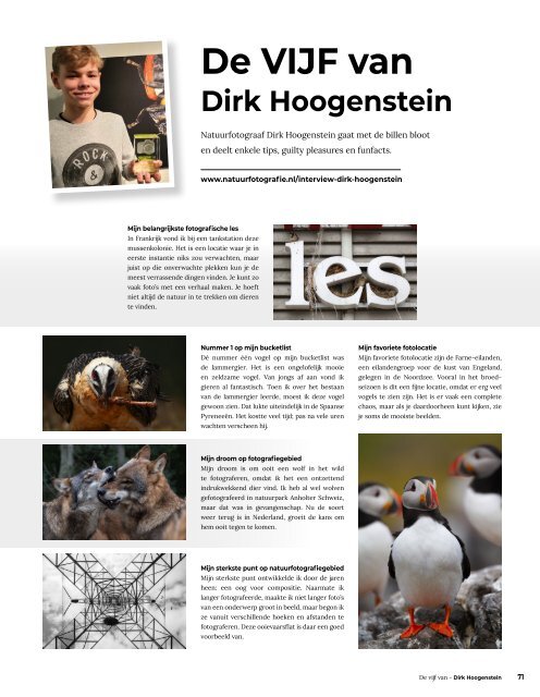 Natuurfotografie 67 inkijkexemplaar