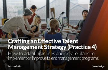 Effective Talent Management Strategy: Adapt Practices