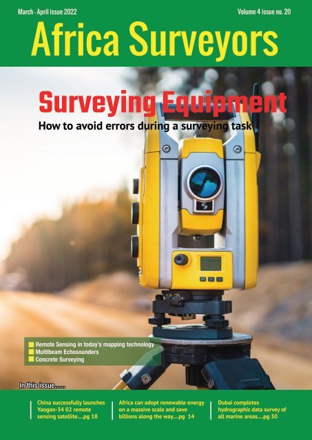 Africa Surveyors March-April 2022 digital issue