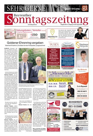 2023-08-20 Bayreuther Sonntagszeitung