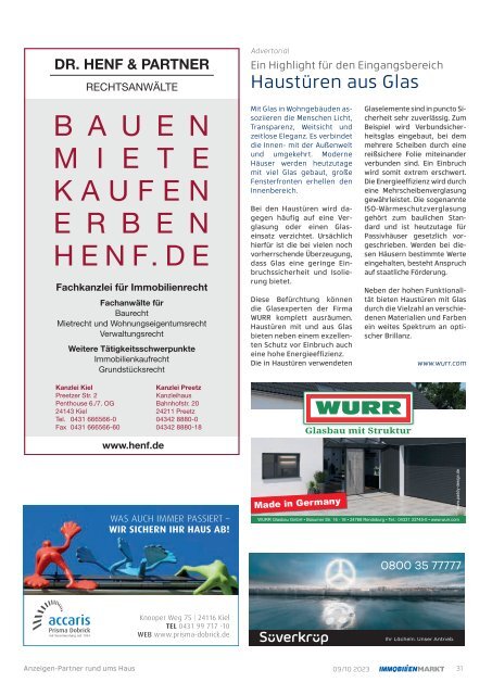 IMMOBILIENMARKT-Magazin 09/10 2023