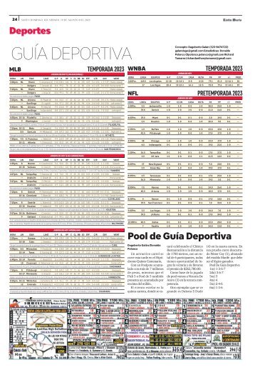 Guía Deportiva 19-08-2023