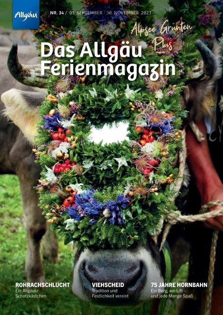 Das Allgäu Ferienmagazin - Alpsee Grünten Plus "Ausgabe 34"