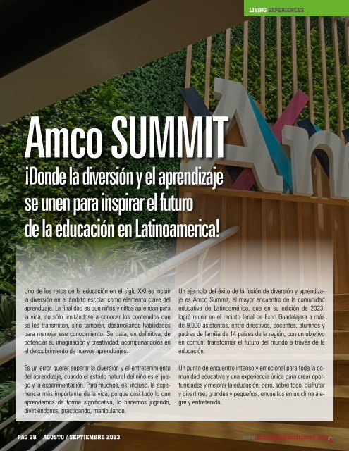 Revista Juntos Agosto / Septiembre 2023