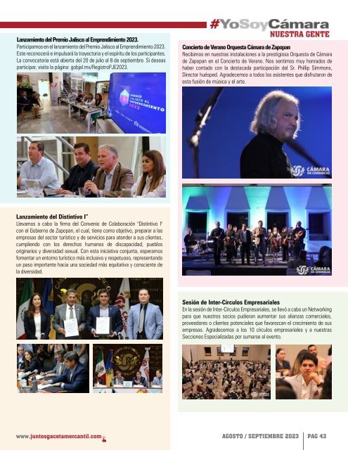 Revista Juntos Agosto / Septiembre 2023