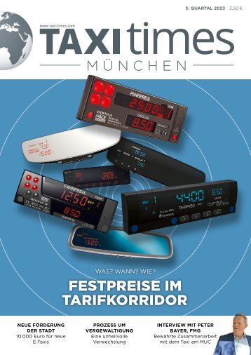 Taxi Times München - 3. Quartal 2023