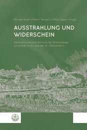 Michael Beyer | Martin Hauger | Volker Leppin (Hrsg.): Ausstrahlung und Widerschein (Leseprobe)