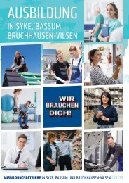 Ausbildung in Syke, Bassum, Bruchhausen-Vilsen