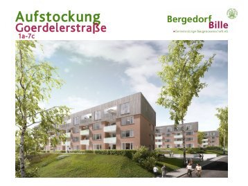 Präsentation Aufstockung Goerdelerstraße