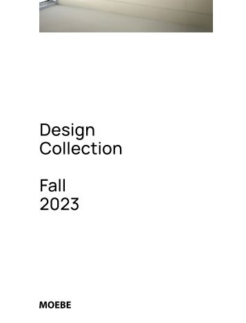 MOEBE Design Collection Catalogue Fall 2023