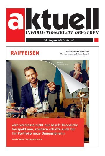 Aktuell Obwalden | KW 34 | 24. August 2023